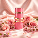 Holiday Gifts 100ml Pink and Gold Women's Perfume, Long Lasting Floral Fragrance, Luxurious Bottle with Decorated Box
