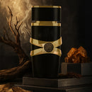 100ml Premium Arabic Perfume for Men, Amber and Wood Notes, Long Lasting Intense Aroma, Elegant Design Black and Gold