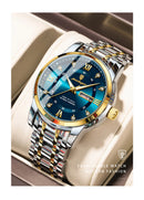 Relógio Masculino Sovereign Chronos Elite – Aço Inoxidável com Calendário Completo