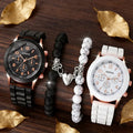 Kit Eternal Harmony™ | Relógios Casal Premium com Pulseiras Love Edition