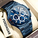 Relógio Masculino Chronos Prestige Blue Steel – POEDAGAR