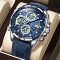 Relógio Masculino Poedagar Chrono Legacy Dual Time