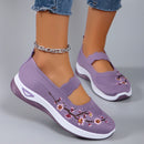 Sapatilha Comfort Bloom Knit Feminina