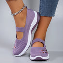 Sapatilha Comfort Bloom Knit Feminina