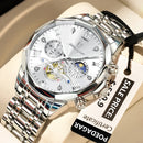 Relógio Masculino Chronos Imperial Blue Premium – Aço Inoxidável | Quartz | Luminoso | 3ATM