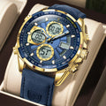 Relógio Masculino Poedagar Chrono Legacy Dual Time