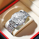 Relógio Masculino Sovereign Chronos Elite – Aço Inoxidável com Calendário Completo
