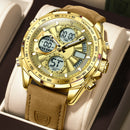 Relógio Masculino Poedagar Chrono Legacy Dual Time