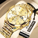 Relógio Masculino Chronos Imperial Blue Premium – Aço Inoxidável | Quartz | Luminoso | 3ATM