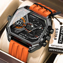 Relógio Premium ChronoFusion Dual Time Elite