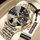 Relógio Masculino Chronos Imperial Blue Premium – Aço Inoxidável | Quartz | Luminoso | 3ATM