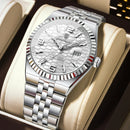 Relógio Masculino Imperial Ice Chronograph Premium – Aço Inoxidável | Quartz | Calendário