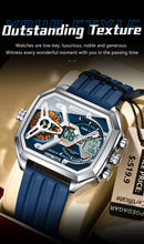 Relógio Premium ChronoFusion Dual Time Elite