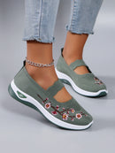 Sapatilha Comfort Bloom Knit Feminina
