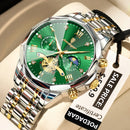 Relógio Masculino Chronos Imperial Blue Premium – Aço Inoxidável | Quartz | Luminoso | 3ATM