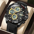 Relógio Masculino Poedagar Chrono Legacy Dual Time