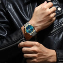 Relógio Masculino Sovereign Chronos Elite – Aço Inoxidável com Calendário Completo