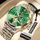 Relógio Masculino Chronos Imperial Blue Premium – Aço Inoxidável | Quartz | Luminoso | 3ATM