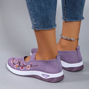 Sapatilha Comfort Bloom Knit Feminina