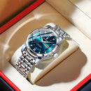 Relógio Masculino Sovereign Chronos Elite – Aço Inoxidável com Calendário Completo