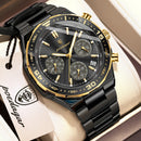 Relógio Cronógrafo Premium Chronos Imperial Blue