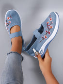 Sapatilha Comfort Bloom Knit Feminina