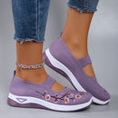 Sapatilha Comfort Bloom Knit Feminina
