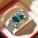 Relógio Masculino Sovereign Chronos Elite – Aço Inoxidável com Calendário Completo