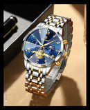 Relógio Masculino Chronos Imperial Blue Premium – Aço Inoxidável | Quartz | Luminoso | 3ATM