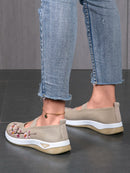 Sapatilha Comfort Bloom Knit Feminina