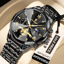 Relógio Masculino Chronos Imperial Blue Premium – Aço Inoxidável | Quartz | Luminoso | 3ATM
