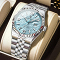 Relógio Masculino Imperial Ice Chronograph Premium – Aço Inoxidável | Quartz | Calendário