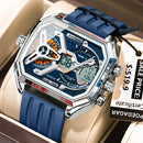 Relógio Premium ChronoFusion Dual Time Elite