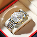 Relógio Masculino Sovereign Chronos Elite – Aço Inoxidável com Calendário Completo