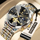 Relógio Masculino Chronos Imperial Blue Premium – Aço Inoxidável | Quartz | Luminoso | 3ATM