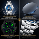 Relógio Masculino Chronos Prestige Blue Steel – POEDAGAR