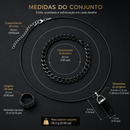Kit Executive Chronos 4 em 1 – Relógio Masculino com Acessórios Premium