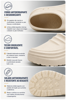 Clog Profissional Imperium EVA™ | Conforto Premium Antiderrapante